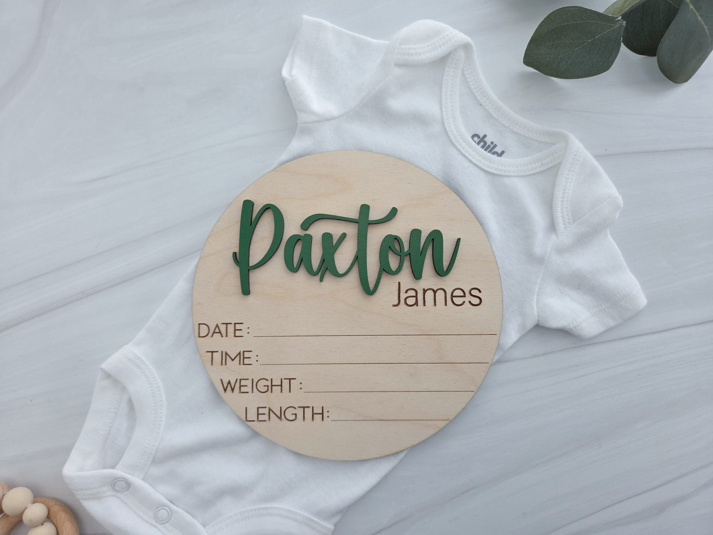 Custom Baby Arrival Announcement Sign, Baby Hospital Sign, Baby Announcement Plaque