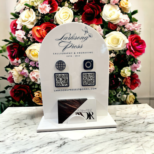 Custom QR Code Sign – Janinna
