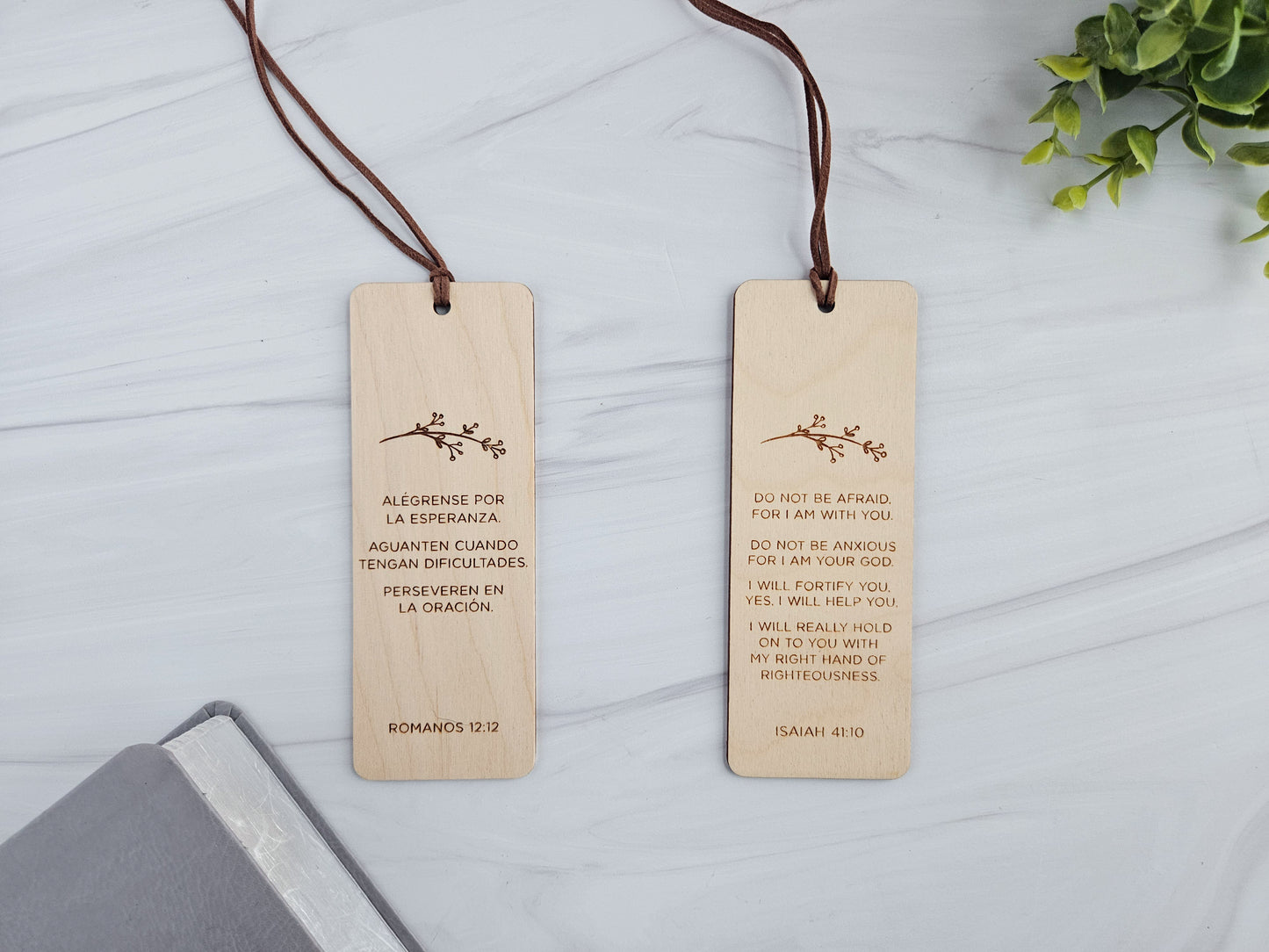 Scriptures Engraved Bookmarks - JW Engraved Gifts