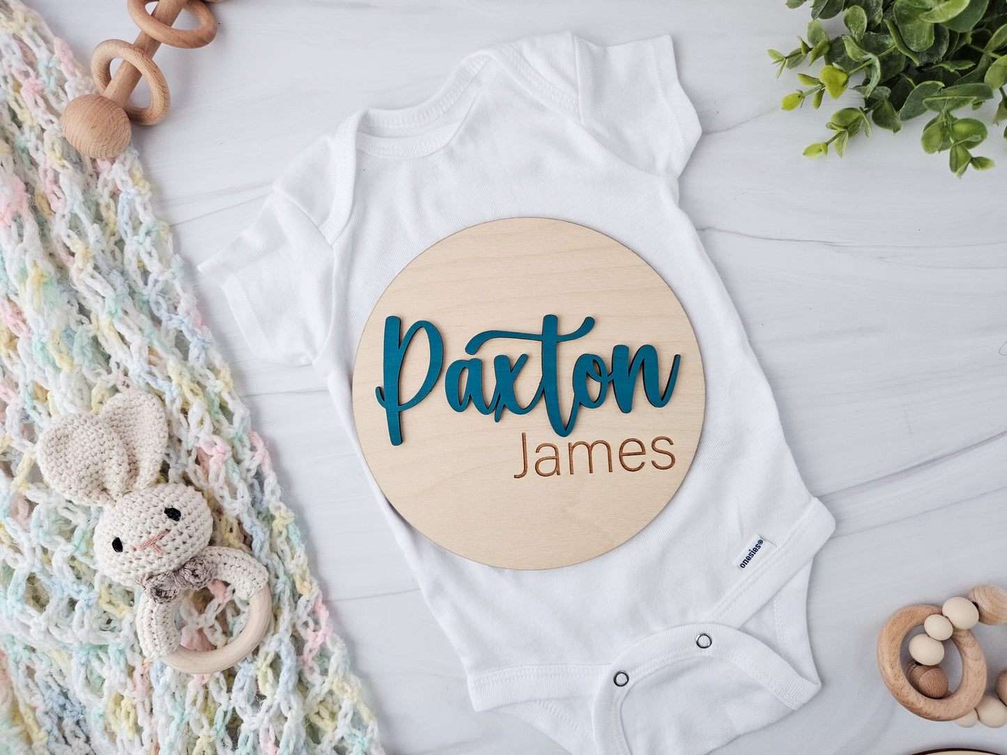 Baby Name Sign for Hospital - New Baby Gift