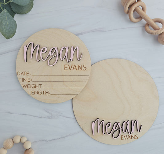 Custom Birth Stats Sign, Personalized Baby Name Sign, Hospital Footprint Sign, Birth Announcement Sign, Mom to be Gift, Baby Gift