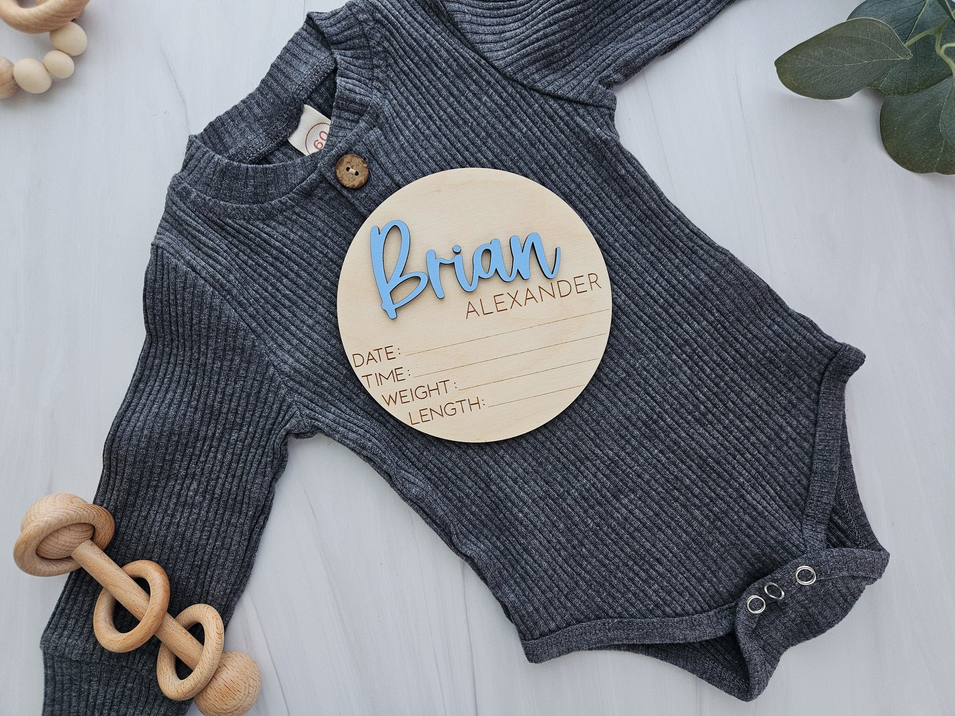 Baby Announcement Sign with Birth Stats | Baby Name Sign | Birth Announcement Sign for Hospital | Pregnancy Gift | Name Sign | Baby Gift