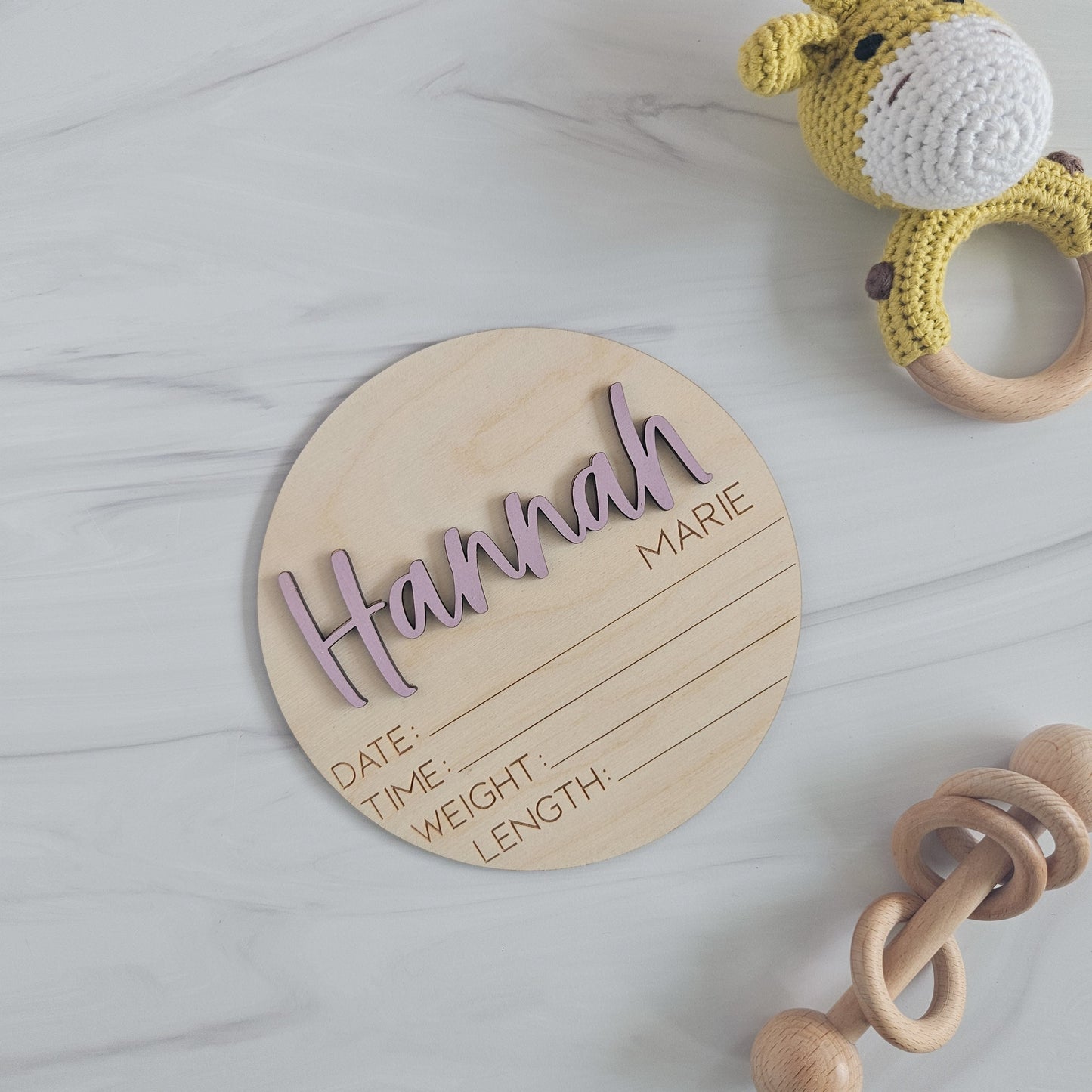 Custom Birth Stats Sign | Personalized Baby Name Sign | Hospital Footprint Sign | Birth Announcement Sign | Mom to be Gift | Baby Gift