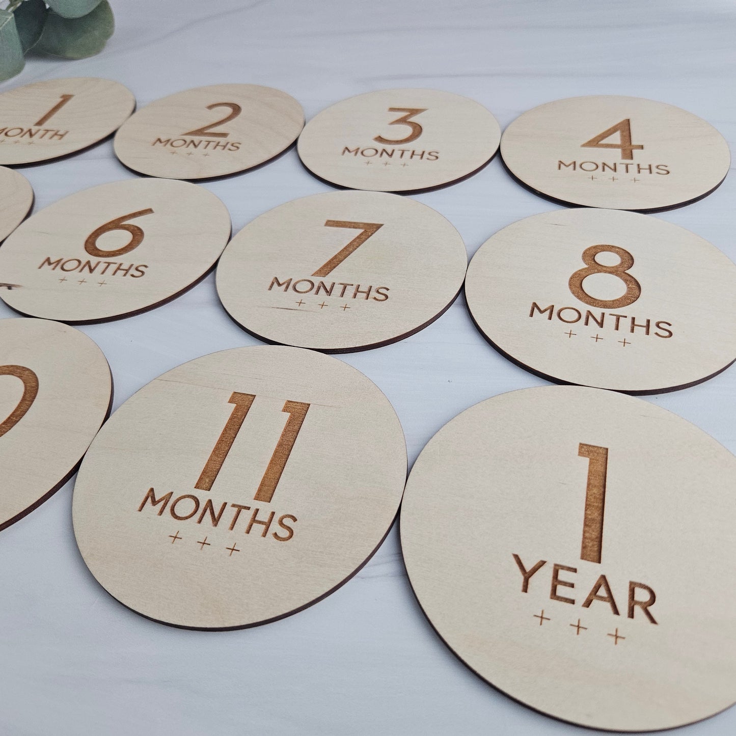 Baby Milestones Discs for Baby Photography, Monthly Milestone Cards, Newborn Keepsake, Gifts for Mom to Be