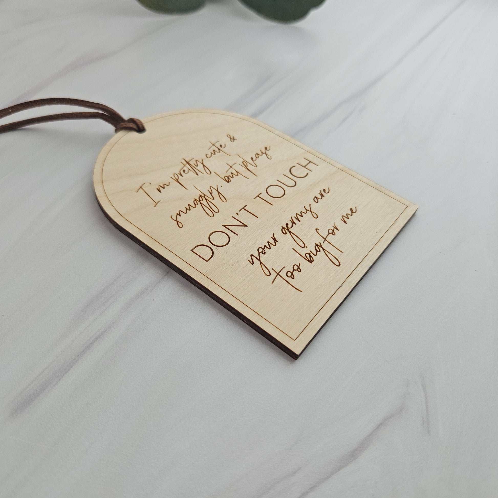 Please Do Not Touch Baby Sign, Stroller Sign, Car Seat Sign for Newborn, Baby Shower Gift for New Mom, Don't Touch Sign, New Dad