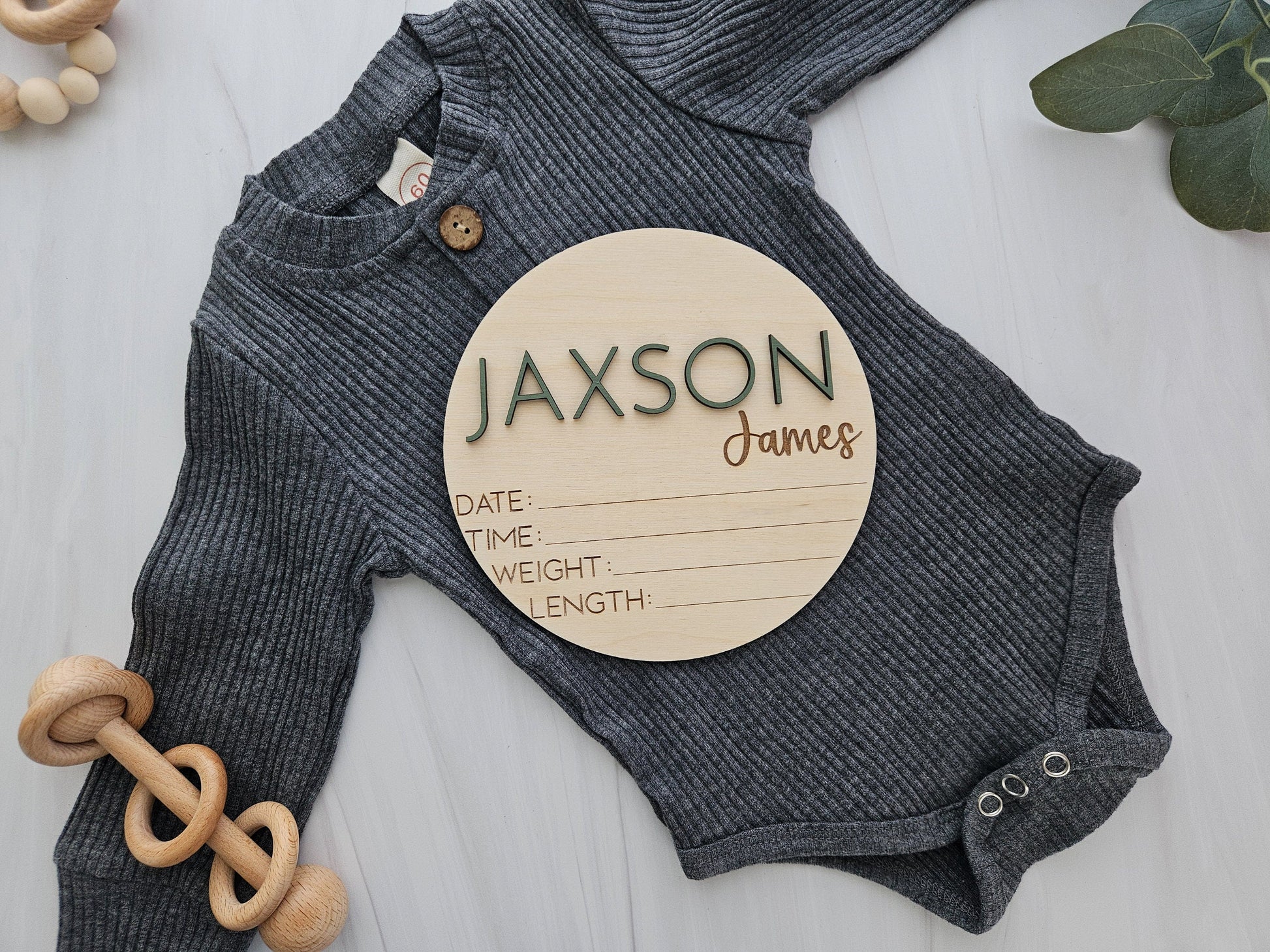 Baby Announcement Sign with Birth Stats | Baby Name Sign | Birth Announcement Sign for Hospital | Pregnancy Gift | Name Sign | Baby Gift