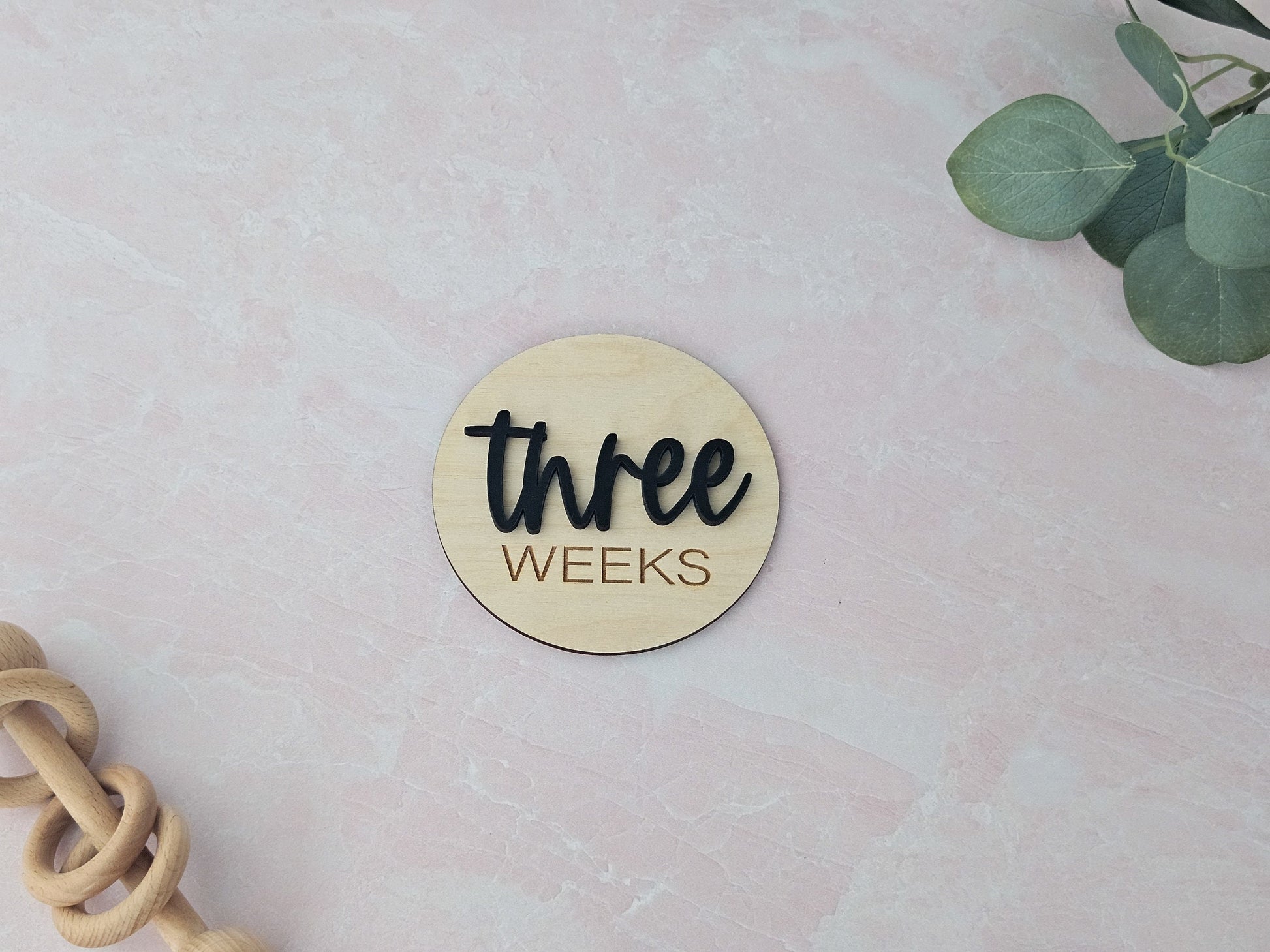 Weekly Milestone Discs, Baby Milestones Markers for Baby Photography, Baby Shower Gift for New Mom, Weekly Milestone Cards