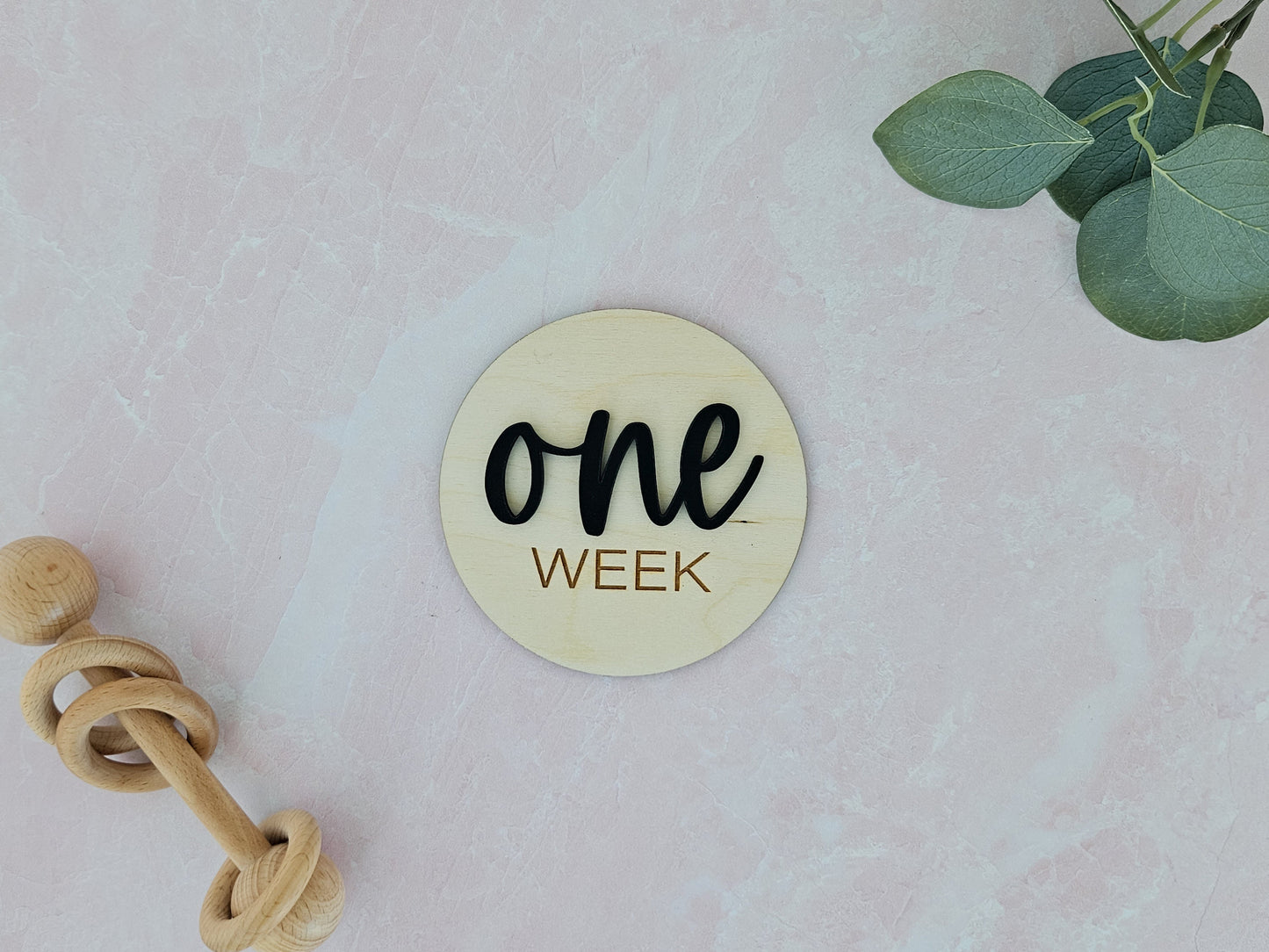 Weekly Milestone Discs, Baby Milestones Markers for Baby Photography, Baby Shower Gift for New Mom, Weekly Milestone Cards