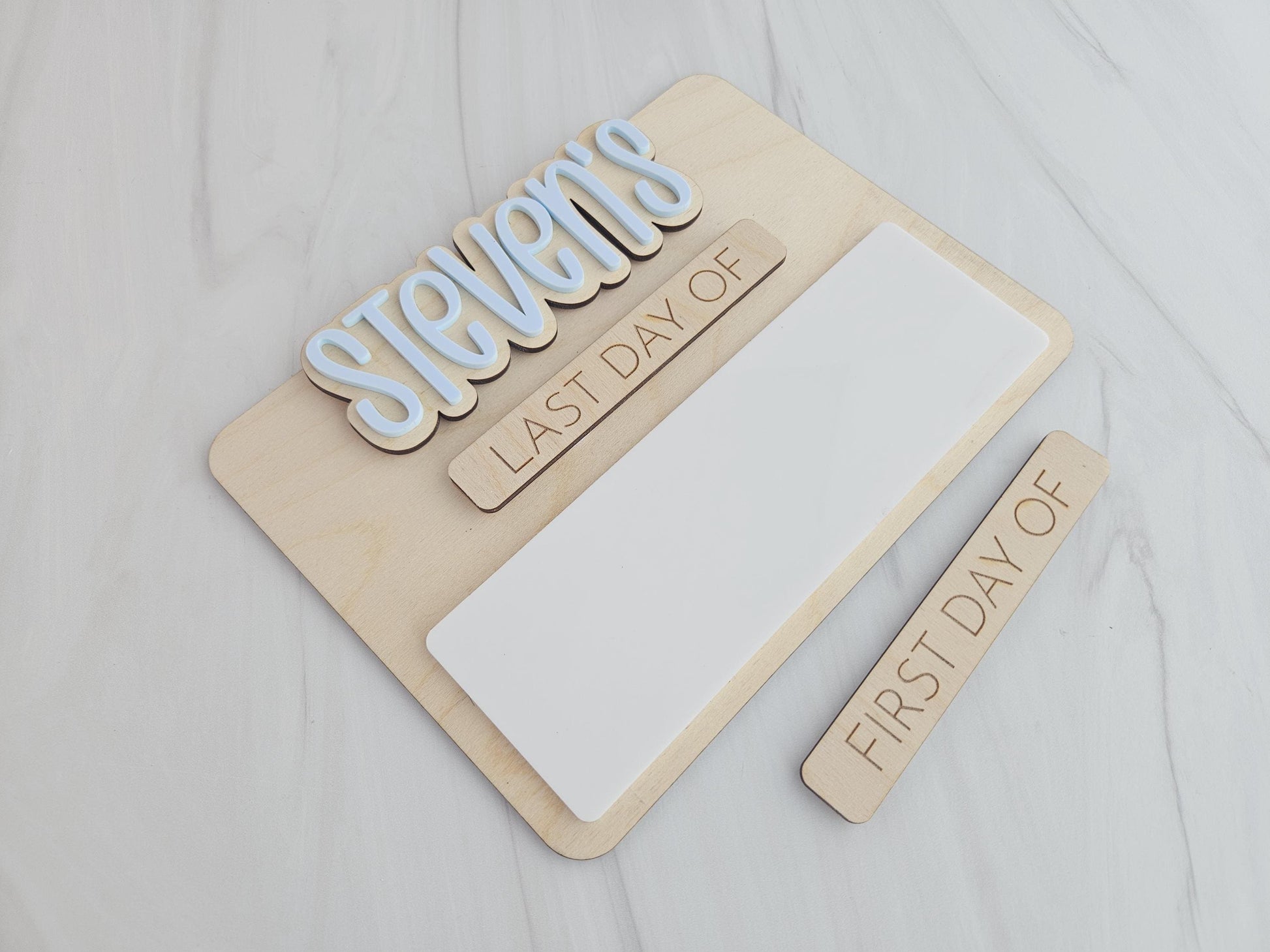 Personalized Back to School Sign | First Day of School | Erasable Sign | Interchangeable Back to School Sign | Last Day of School