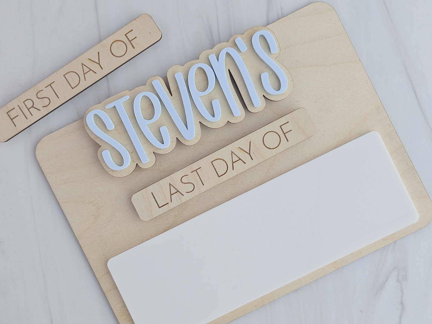 Personalized Back to School Sign | First Day of School | Erasable Sign | Interchangeable Back to School Sign | Last Day of School
