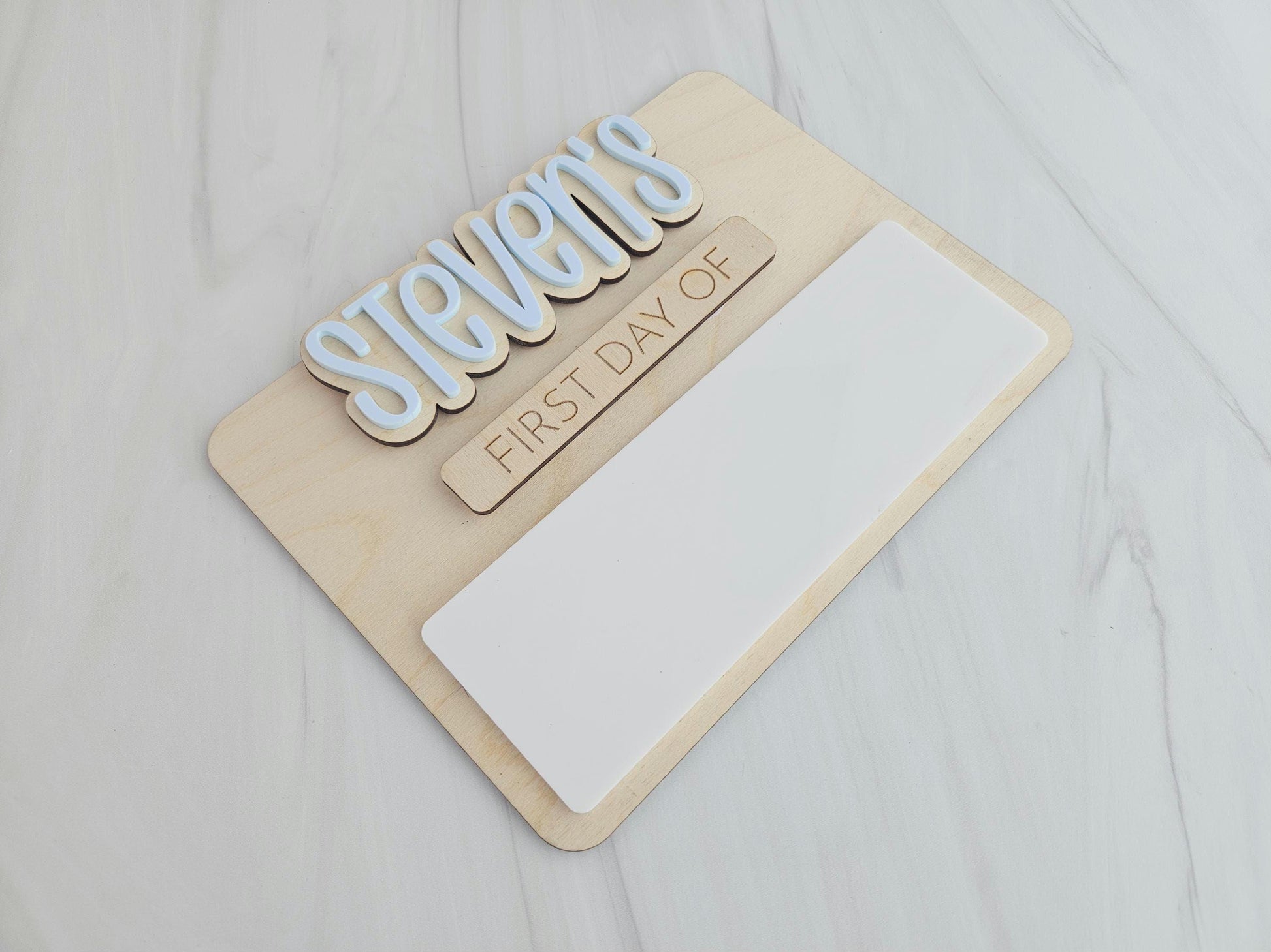 Personalized Back to School Sign | First Day of School | Erasable Sign | Interchangeable Back to School Sign | Last Day of School